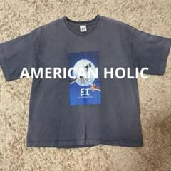 AMERICAN HOLIC E.T. グラフィック Tシャツ ダークグレーのサムネイル
