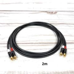 MOGAMI 2534 RCA ケーブル 2m 2本セット - メルカリ