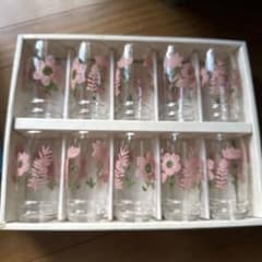 Beauty Glass 花柄グラス 8個セットのサムネイル