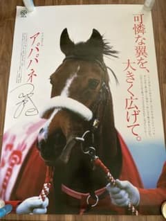 超貴重品】アパパネ 蛯名騎手直筆サイン入りポスター 大判 - メルカリ