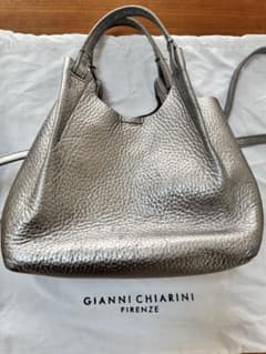 値下げ】GIANNI CHIARINI DUA S シルバーショルダーバッグ - メルカリ