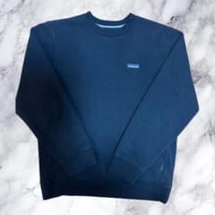 patagonia ブラック　スウェット　トレーナー　無地のサムネイル