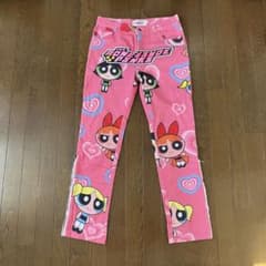 aon4sure パワーパフガールズ パンツ スキニーデニム - メルカリ