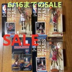 NBA シカゴブルズ ジョーダン ロッドマン フィギュア4体 未開封 90s