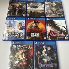 PS4 게임 소프트 8 개 정리 판매