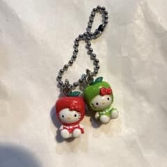 サンリオ ハローキティ 2002 信州限定 りんご ご当地キーホルダー レア