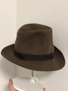 ハット 帽子　ボルサリーノ　茶のサムネイル
