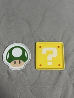マリオ キノコ&？マーク プレートセットのサムネイル