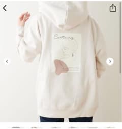 NICE CLAUP ナチュラル　パーカー　新品のサムネイル
