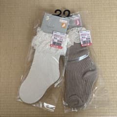 ベビー靴下 12-15cm レース付き 2足セットのサムネイル