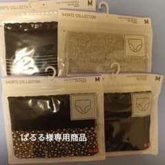 ショーツコレクション Mサイズ 4枚セット ブラックのサムネイル