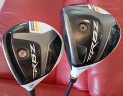 左用◆テーラーメイド RBZ STAGE2 1w 9度と3w15度◆グリップ新品 左用◇テーラーメイド RBZ STAGE2 1w 9度と3w15度◇グリップ新品