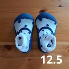 Baby feet ベビーシューズ 12.5cm ドット柄のサムネイル