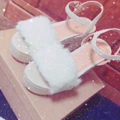 Heather☆ファーサンダルのサムネイル
