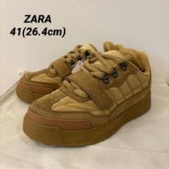 zara ボリュームスケートスニーカー 41 26.4cm - メルカリ