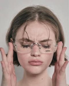 épine rimless glasses エピヌ リムレス メガネ epine epine rimless glasses エピヌ リムレス メガネ - メルカリ