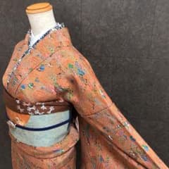 小紋 ちりめん 正絹のサムネイル