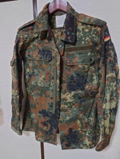 戦闘服　ミリタリー作業服　ドイツ連邦軍　フレック迷彩　上下セットのサムネイル