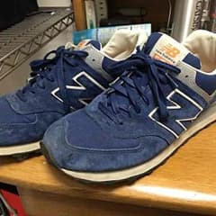 ニューバランス 574 スニーカー ブルーのサムネイル