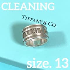 【鏡面磨き】TIFFANY&Co. アトラスリング ワイド 13号のサムネイル