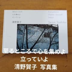 至るところで心を集めよ立っていよ 清野賀子 写真集 - メルカリ