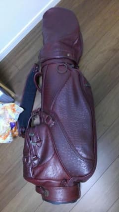 値下げ　ダンロップ　オーストリッチ　ゴルフバッグ　レア物　骨董品　渋い　派手のサムネイル