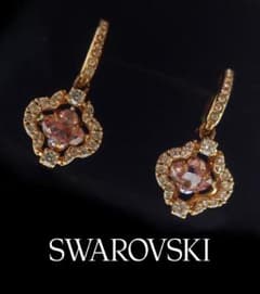 SWAROVSKI スワロフスキー ピアスUna クローバー ローズゴールド