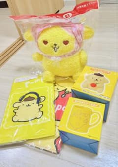 ポムポムプリン　ラストスペシャル賞5点セット　ルームライト　サンリオ当りくじのサムネイル
