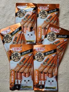 CIAOちゅ～る 焼きかつおスティック かつお節味 4本入り×６ 袋のサムネイル