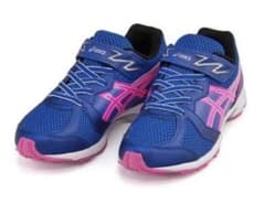 新品未使用 asics アシックス ランニングシューズ スニーカー ブルーピンクのサムネイル