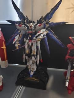1/100 海外製　フリーダム　ストライクフリーダム全塗装完成品メタルビルド風 ジャンク品海外製 メタルビルド風 ストライクフリーダムガンダム光の翼