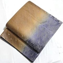 A5◇着物くつろぎ 桜に森林模様 銀糸 桜吹雪 全通 正絹 フォーマルな