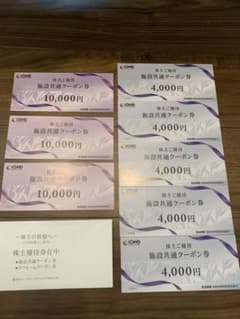 飯田グループホールディングス優待券 5万円分 株主優待施設共通