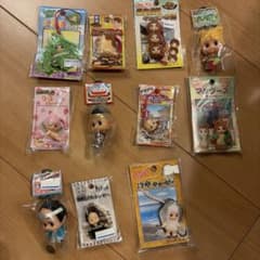 新品未使用　ご当地コスチュームキューピー ストラップ 11個セット　おまけ付きのサムネイル