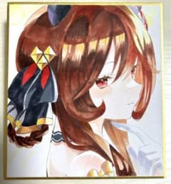 ジェンティルドンナ 色紙 ウマ娘 アナログイラスト ファンアート