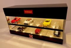 1/43展示14台可能・グレーエンボス・2層式ディスプレーBOX /ネオジオラマ 1/43展示14台可能・グレーエンボス・2層式ディスプレーBOX /ネオ