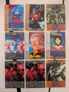 Gundam Chronicle カードダスマスターズ 9枚セット - メルカリ