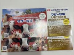 マザー牧場 入場招待券　2枚セットのサムネイル