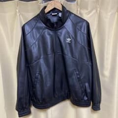adidas レザージャケット　短丈のサムネイル