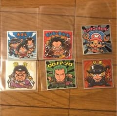 ONE PIECEビックリマンチョコ6種のサムネイル