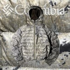 コロンビア クレイターレイク アルパインダウンパーカ スノーカモ 迷彩 
