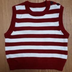 コムサデモード ニットベスト 80のサムネイル