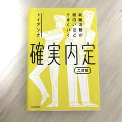 【新品未使用】就職活動が面白いほどうまくいく　確実内定　KADOKAWA 二訂版のサムネイル