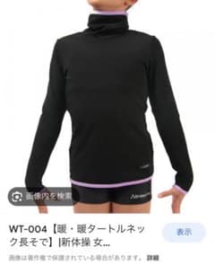 エアムーブ　AIRMOVE 暖　暖　タートルネック　JL 130〜140　新体操のサムネイル