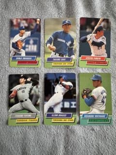 1995年プロ野球チップス カード6枚 - メルカリ