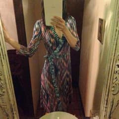 お値下げ bcbg maxazria 着用一回　カシュクールワンピースのサムネイル