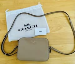 COACH コーチ ミニ ジェイミー カメラ バッグ ベージュのサムネイル