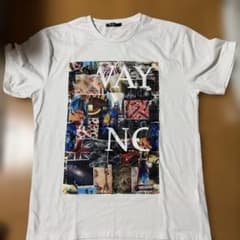 SUREVE フォトコラージュ Tシャツ ホワイト