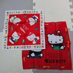 キティ ハローキティ レトロ ハンカチ レア 昭和レトロ - メルカリ