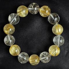 ゴールドルチル シルバールチル ブレスレット【15mm】上杉柊平 さん